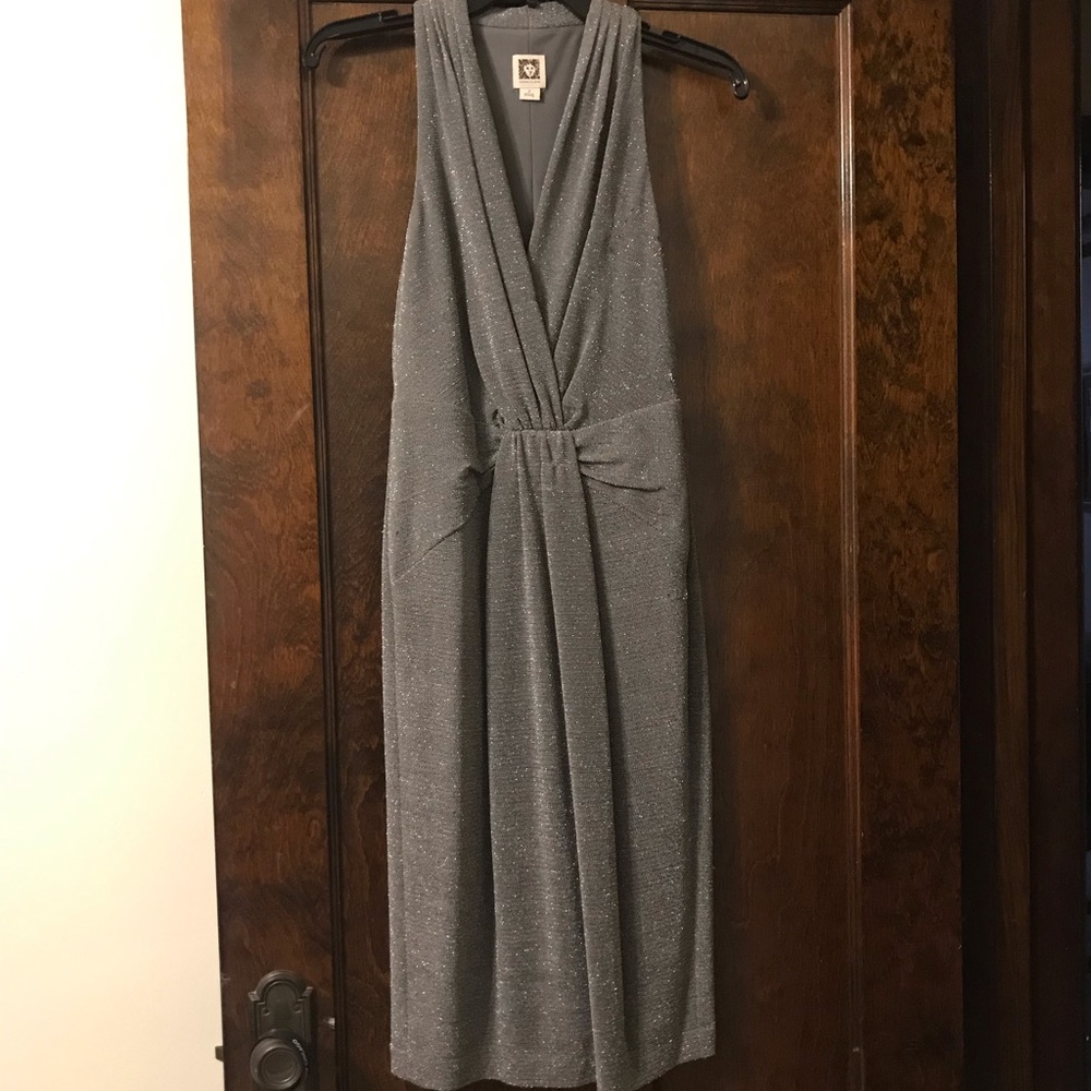 Sequence and polyester blend dress!